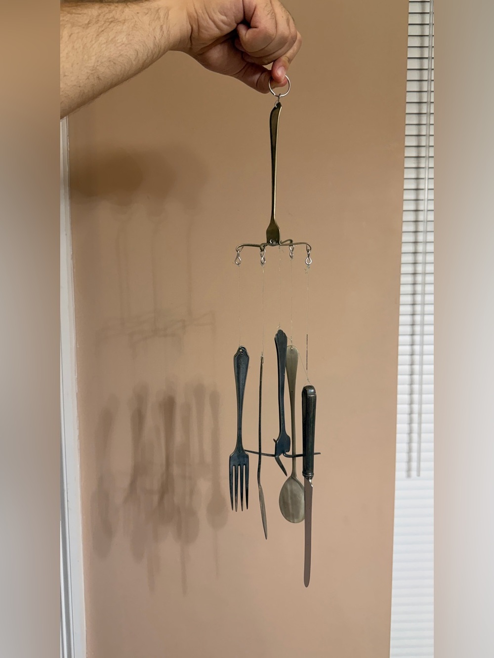 Vintage Silverware Wind Chimes